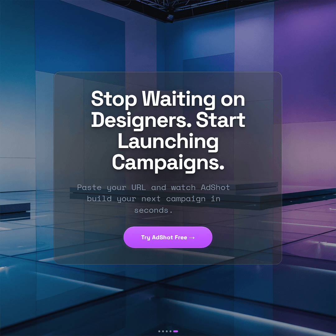 AdShot ad creative for Facebook